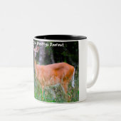 Tasse 2 Couleurs Salutations de Noël (Devant droit)