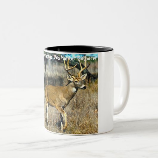 Tasse 2 Couleurs Salutations de Noël (Devant droit)