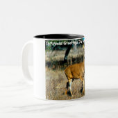 Tasse 2 Couleurs Salutations de Noël (Devant gauche)