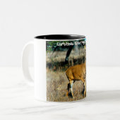 Tasse 2 Couleurs Salutations de Noël (Devant gauche)