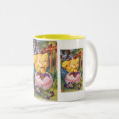 Tasse 2 Couleurs Salutations de Pâques (Devant droit)