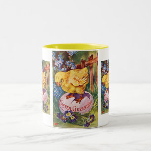Tasse 2 Couleurs Salutations de Pâques