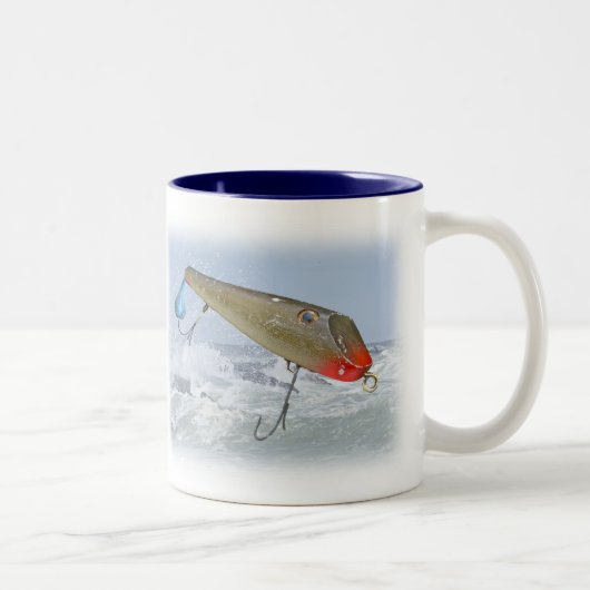Tasse 2 Couleurs Salutations Du New Jersey Fishing Lure (Droit)