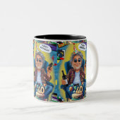 Tasse 2 Couleurs Salutations jusqu'à 40 ans (Devant droit)