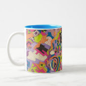 Tasse 2 Couleurs "Samba" Art Abstrait (Gauche)
