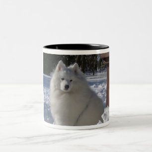 Tasse 2 Couleurs samoyed