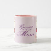 Tasse 2 Couleurs Samoyed Heart Maman (Centre)