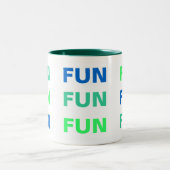 TASSE 2 COULEURS S'AMUSER, S'AMUSER, S'AMUSER (Centre)