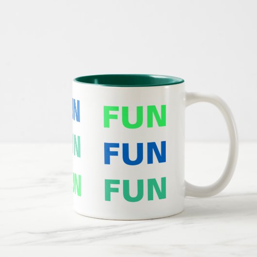 TASSE 2 COULEURS S'AMUSER, S'AMUSER, S'AMUSER (Droit)