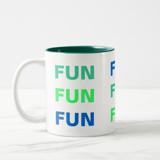 TASSE 2 COULEURS S'AMUSER, S'AMUSER, S'AMUSER (Gauche)