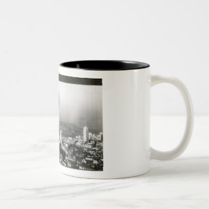 Tasse 2 Couleurs San Francisco à partir du dessus du cru de marque
