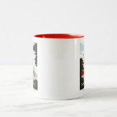 Tasse 2 Couleurs San Francisco, CA - Golden Gate Bridge (Centre)