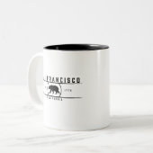 Tasse 2 Couleurs San Francisco Californie (Devant gauche)