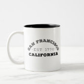Tasse 2 Couleurs San Francisco Californie (Gauche)