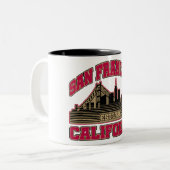 Tasse 2 Couleurs San Francisco, Californie (Devant gauche)