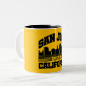 Tasse 2 Couleurs San Jose, Californie (Devant gauche)