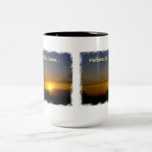 Tasse 2 Couleurs Sanctifié soyez Thy nom (Centre)