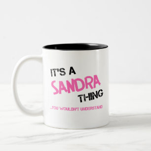 Tasse 2 Couleurs Sandra que tu ne comprendrais pas T-shirt