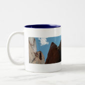 Tasse 2 Couleurs Sandstone Rock Fins Utah Desert Photo (Gauche)