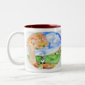 Tasse 2 Couleurs Sanglote en automne (Gauche)