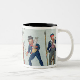 Tasse 2 Couleurs Sans Culotte allumant son tuyau