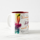 Tasse 2 Couleurs Sans musique, la vie Bb (Devant gauche)