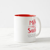 Tasse 2 Couleurs Santa Claus (Devant droit)