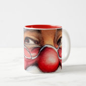 Tasse 2 Couleurs Santa Claus (Devant droit)