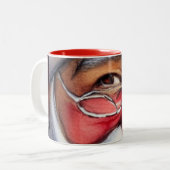 Tasse 2 Couleurs Santa Claus (Devant gauche)