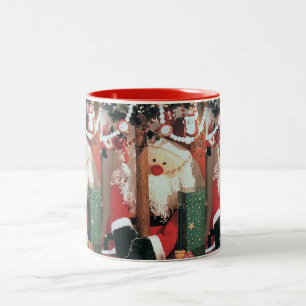 TASSE 2 COULEURS **SANTA CLAUS ADORABLE** NOËL
