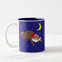 santa claus sloth noël