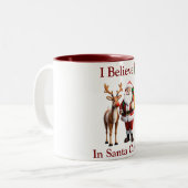 Tasse 2 Couleurs Santa Clause (Devant gauche)