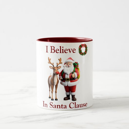 Tasse 2 Couleurs Santa Clause (Centre)