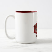 Tasse 2 Couleurs Santa's Snack Dealer Christmas Elf (Gauche)