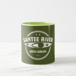 Tasse 2 Couleurs Santee River Caroline du Sud Kayaking