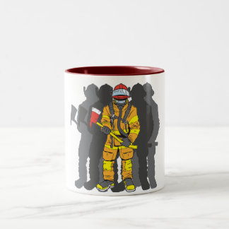 Tasse 2 Couleurs Sapeur-pompier final