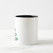 Tasse 2 Couleurs Sapin de Noël drôle (Centre)