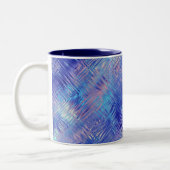 Tasse 2 Couleurs Sapphire Blue Scribbled Texture (Gauche)