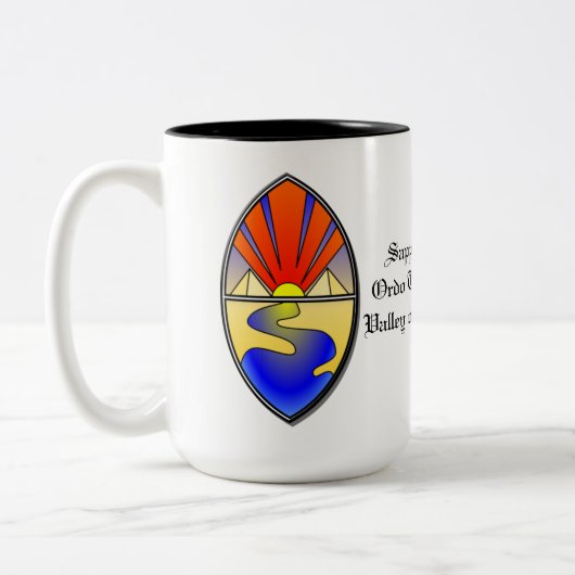 Tasse 2 Couleurs Sapphire Muqueuses actuelles Lamen (Gauche)