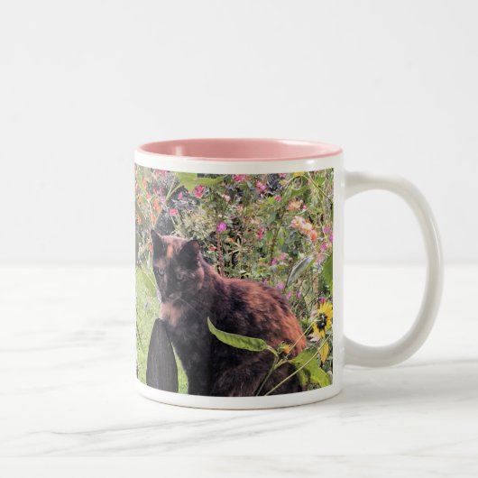 Tasse 2 Couleurs Sara sur la barrière (Droit)