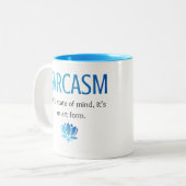 Tasse 2 Couleurs Sarcasme (Devant gauche)