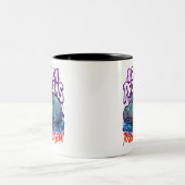 Tasse 2 Couleurs Sarcastic Hippo I Sit On Problems Funny Meme (Centre)