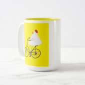 Tasse 2 Couleurs Sassy biker chick (Devant gauche)