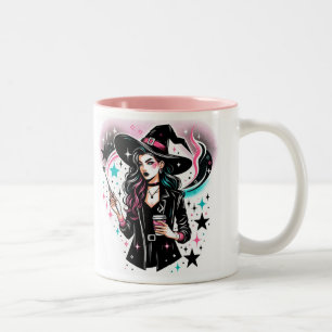 Tasse 2 Couleurs Sassy Sorcery mignonne sorcière fille cadeau Hallo