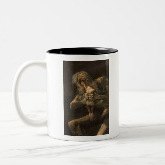 Tasse 2 Couleurs Saturno devorando a su hijo francisco de goya (Gauche)