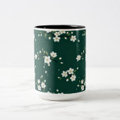 Tasse 2 Couleurs Sauce foetale Emerald Cherry Blossom (Centre)