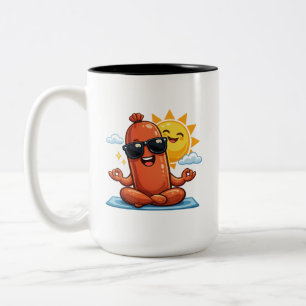 Tasse 2 Couleurs Saucisse de Yoga