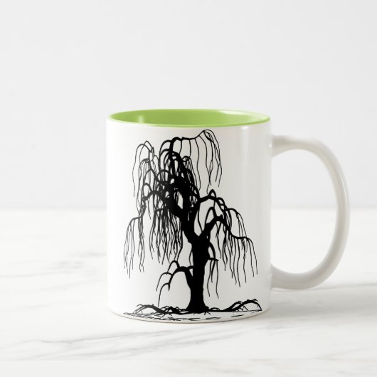 Tasse 2 Couleurs Saule pleurant (Droit)