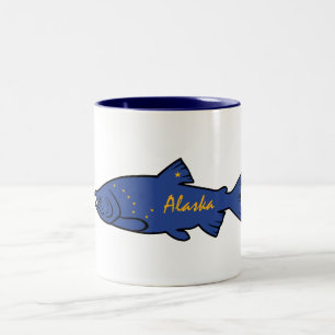 Tasse 2 Couleurs Saumon de l'Alaska de poissons