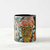 Tasse 2 Couleurs Saupoudrer de crème glacée (Centre)